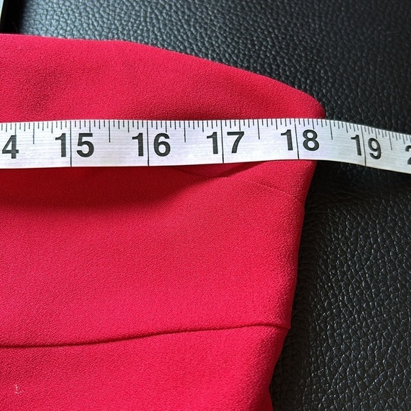 Anthropologie Hutch Jumpsuit Front Slit Jumpsuit Red Flare Leg Sleeveless 12 NEW - Picture 15 of 16